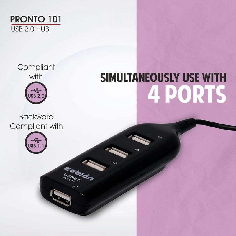 Zebion Usb Hub Pronto 101(4 Port ) Zebion Usb Hub Pronto 101(4 Port )